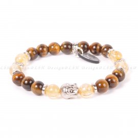 CITRIN-TIGRISSZEM - BUDDHA EZÜST