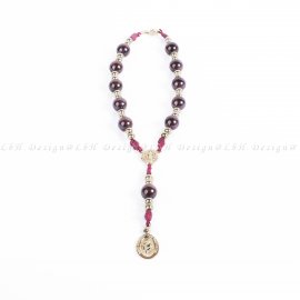 Gránát– Arany Hematit – Szent Kristóf