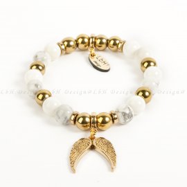 HOWLIT - KAGYLÓ - ARANY HEMATIT - ANGYALSZÁRNY