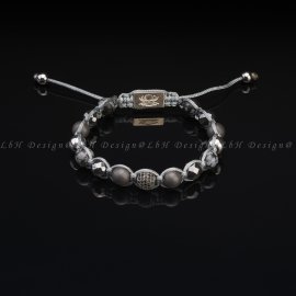 Matt Hematit - Fazettált Hematit - Hópehely Obszidián -Ezüst Hematit