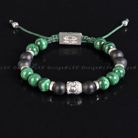 Matt Ónix - Malachit - Buddha 925