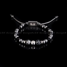 Multicolor - Hópehely Obszidián Ezüst 925