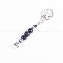  Ónix-Matt Ónix-Ezüst Hematit - Lucky Buddha